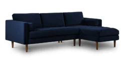 Napa Velvet Right-Facing Sectional Sofa -Poly and Bark 041572bd scaled
