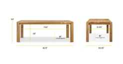 Festa Dining Table (82") 31 Festa Dining Table (82") -Poly and Bark 0b1bbfd0 scaled