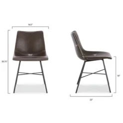 Poly And Bark Paxton Dining Chair (Set Of 2) - Grey -Poly and Bark 0d6d1205 81d9 4c68 80c4 774042961675