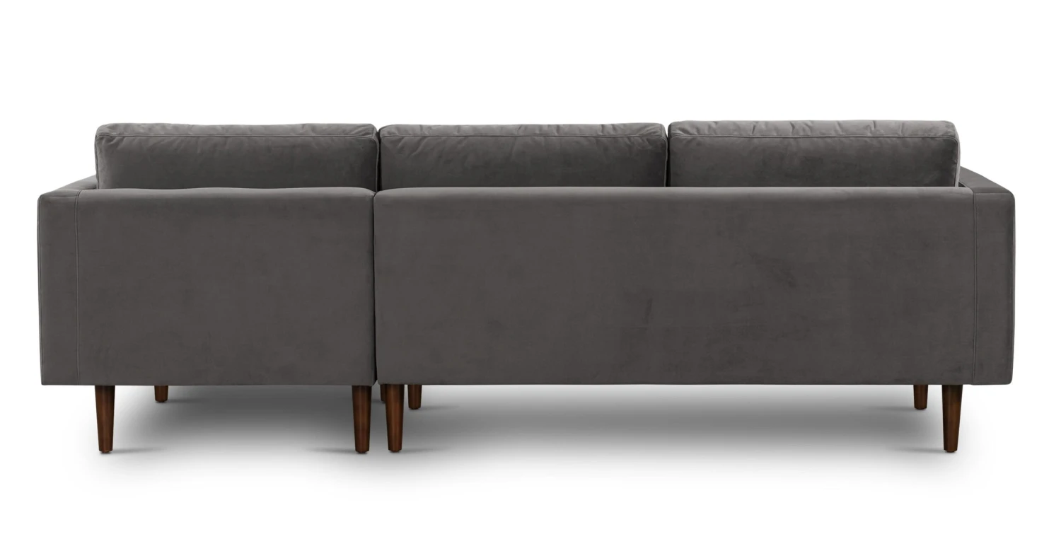 Napa Velvet Right-Facing Sectional Sofa 19 Napa Velvet Right-Facing Sectional Sofa - Image 19