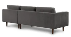 Napa Velvet Right-Facing Sectional Sofa -Poly and Bark 37a6fc61 scaled