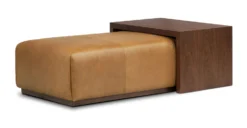 Jarmo Leather Ottoman With Walnut Table -Poly and Bark 4Eobw4duK NnELsJ5UEO12o75OFtxLzqUHuc8OTaZcI scaled