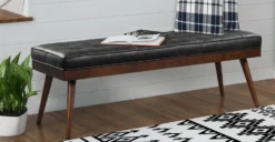 Luca Leather Bench 36 Luca Leather Bench -Poly and Bark 4be93b46 scaled