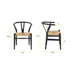 Poly And Bark Weave Chairs (Set Of 2) - White -Poly and Bark 56f5ff31 01ea 4921 b712 0d81ceca1af3
