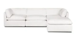 Poly and Bark 45 4-Seat Davos Modular Sectional