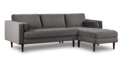 Napa Velvet Right-Facing Sectional Sofa 35 Napa Velvet Right-Facing Sectional Sofa -Poly and Bark 5fc599c5