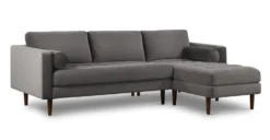 Napa Velvet Right-Facing Sectional Sofa -Poly and Bark 5fc599c5 scaled