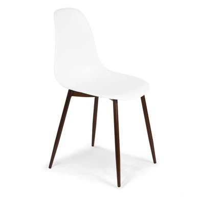 Edgemod Landon Sculpted Dining Chair (Set Of 4) - Grey 3 Edgemod Landon Sculpted Dining Chair (Set Of 4) - Grey - Image 3