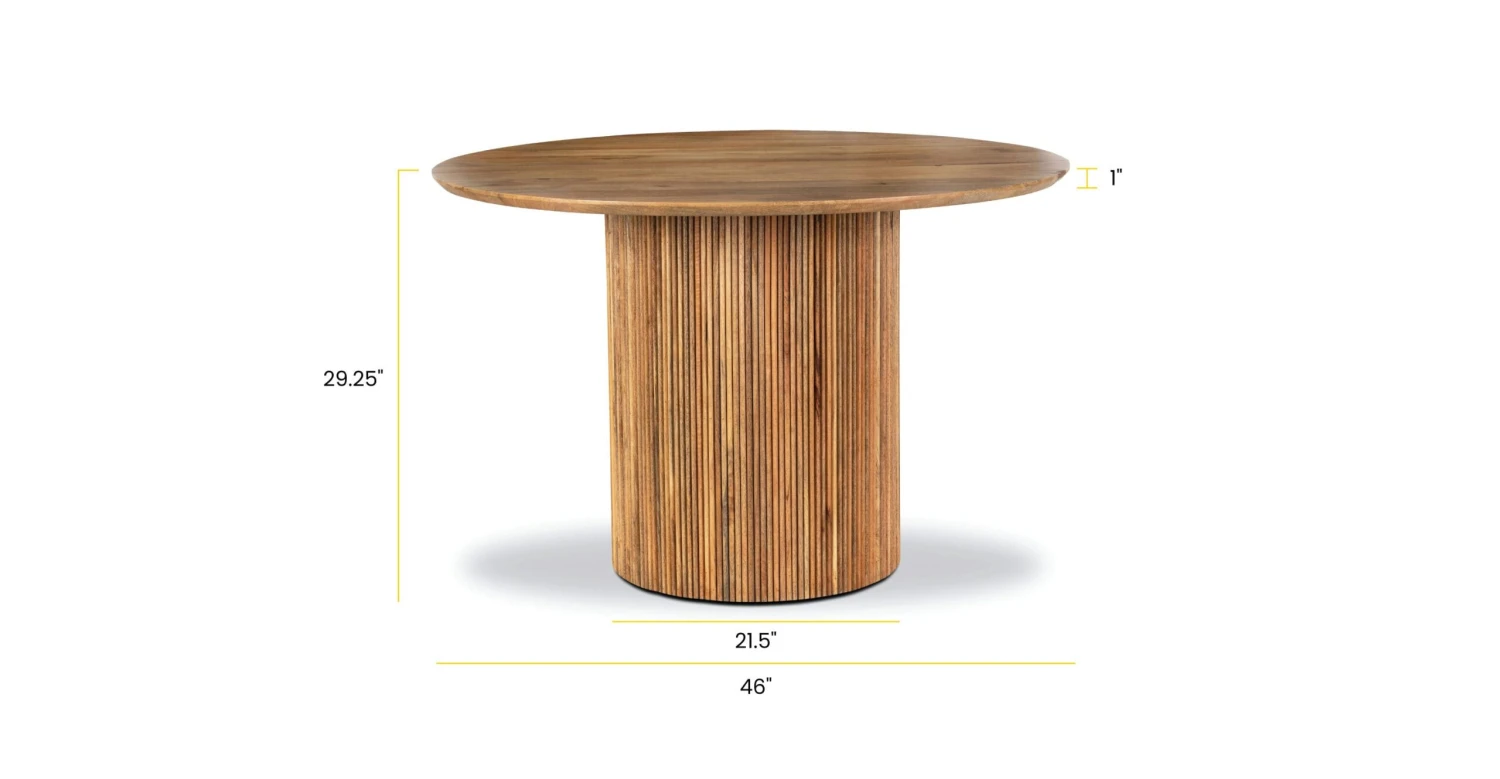 Deja Round Dining Table (46") 8 Deja Round Dining Table (46") - Image 8