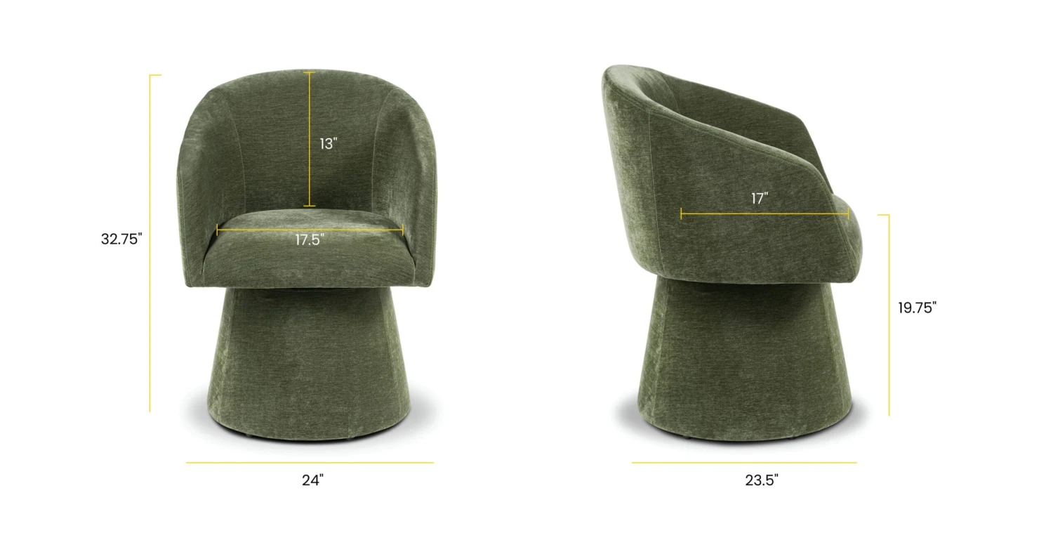 Malone Swivel Dining Chair 11 Malone Swivel Dining Chair - Image 11