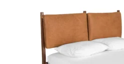 Truro Bed With Leather Cushions -Poly and Bark BD 695 KG TAN d9545880 7567 4cff 8aed 421acd418725 scaled