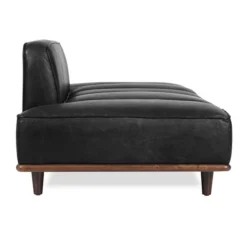 Poly And Bark Jasper Daybed - Genuine Italian Leather -Poly and Bark Carson Carrington Bockefall Modern Leather Daybed 2