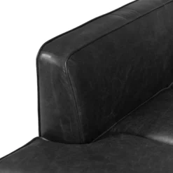 Poly And Bark Jasper Daybed - Genuine Italian Leather -Poly and Bark Carson Carrington Bockefall Modern Leather Daybed 5