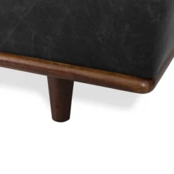 Poly And Bark Jasper Daybed - Genuine Italian Leather -Poly and Bark Carson Carrington Bockefall Modern Leather Daybed 7