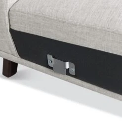 Poly And Bark Mineta Sectional Sofa -Poly and Bark Carson Carrington Mineta Facing Sectional Sofa in Soho Grey 9