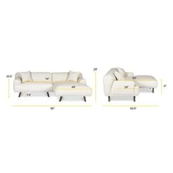 Poly And Bark Mineta Sectional Sofa
