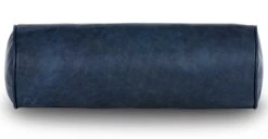 Napa Leather Bolster Pillow Set 37 Napa Leather Bolster Pillow Set -Poly and Bark DC NAPA BLSTR BLU 4