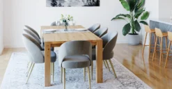 Festa Extension Dining Table (82.5"-122") -Poly and Bark DI 643 GRYDI 654 OAK RS 1 scaled