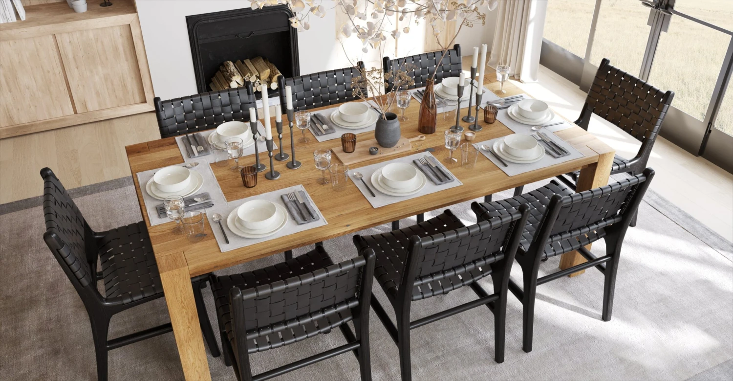 Festa Dining Table (82") 5 Festa Dining Table (82") - Image 5