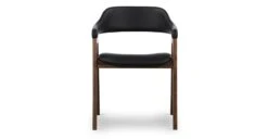 Lando Leather Dining Chair -Poly and Bark DI 767 BKWL 2 54a5b291 52c7 4178 ad2a 874f016b0117