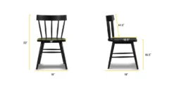 Hava Dining Chair 2.0 -Poly and Bark DI A6907 001 Linework3 scaled