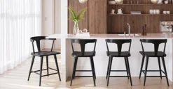 Enzo Counter Stool 31 Enzo Counter Stool -Poly and Bark DI A7471 001 EnzoDiningChair2.0inBlack Lifestyle1 425x221px