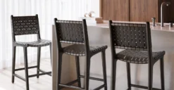 Banda Teak & Leather Counter Height Stool -Poly and Bark DI B06 3 scaled