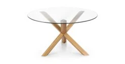Kennedy Round Dining Table (48") -Poly and Bark EM 339 NAT 2