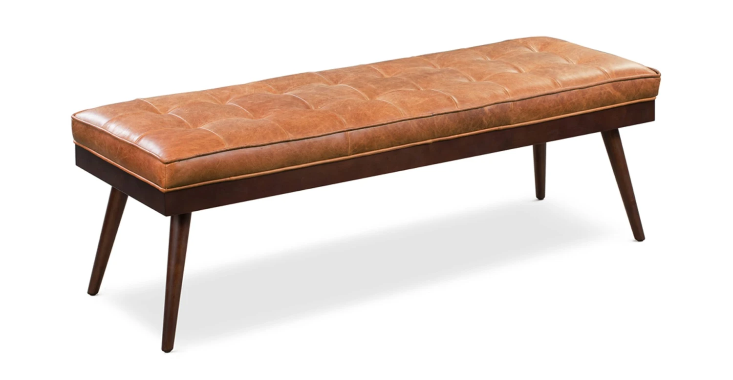 Luca Leather Bench 1 Luca Leather Bench