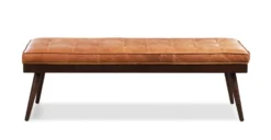Luca Leather Bench 22 Luca Leather Bench -Poly and Bark EM 500 TAN 2 664c7e5d 15a0 49b0 bf00 ed878805141d scaled