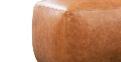 Denver Leather Ottoman -Poly and Bark LR 478 TAN 6