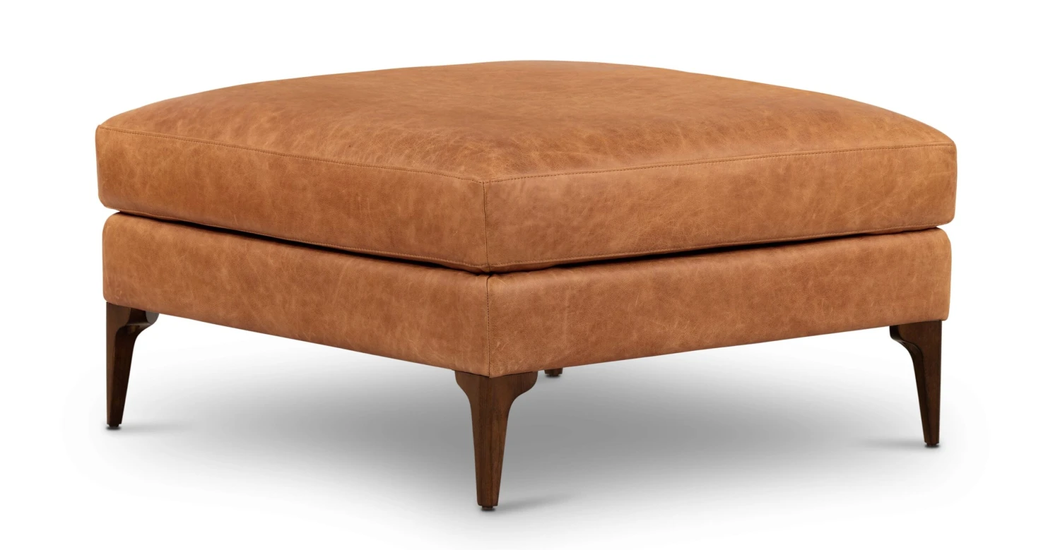 Mateo Leather Ottoman 1 Mateo Leather Ottoman