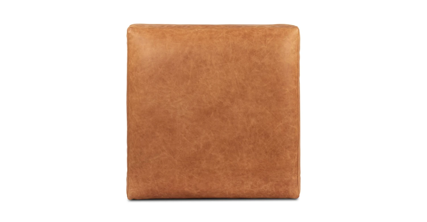 Mateo Leather Ottoman 3 Mateo Leather Ottoman - Image 3
