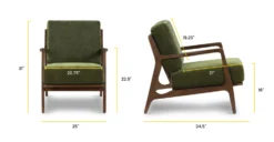 Verity Lounge Chair 31 Verity Lounge Chair -Poly and Bark LR 551 DIGN Linework scaled