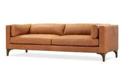 Argan Leather Sofa 30 Argan Leather Sofa -Poly and Bark LR 558 TAN 6 242e6ece a782 4225 bb9c 3a1757b1d624