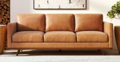 Nolita Sofa -Poly and Bark LR 681 TAN NolitaSofainCognacTan Lifestyle1 2890x1500px scaled