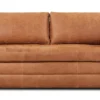 Napa 82" Leather Pull-Out Convertible Sleeper Sofa