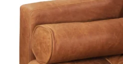 Napa 82" Leather Pull-Out Convertible Sleeper Sofa -Poly and Bark LR 739 TAN 10 scaled