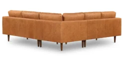 Napa Leather Corner Sectional Sofa -Poly and Bark LR 770 TAN 3 scaled