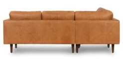 Napa Leather Corner Sectional Sofa -Poly and Bark LR 770 TAN 4 scaled