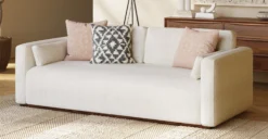 Dema 90" Fabric Sofa -Poly and Bark LR A0646 5 Dema90FabricSofainBrightAsh Lifestyle1 2890x1500px scaled