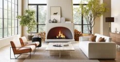 Bo Lounge Chair 24 Bo Lounge Chair -Poly and Bark LR A5512 TAN BoLoungeChairinCognacTan Lifestyle3 2890x1500px