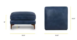 Essex Ottoman -Poly and Bark LR A5689 BLU Linework1 scaled