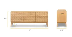 Abbie Sideboard -Poly and Bark LR A6499 OAK Linework scaled