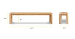 Festa 71" Bench -Poly and Bark LR A8512 OAK Line work1 scaled