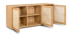 Tate 76" Sideboard 22 Tate 76" Sideboard -Poly and Bark LR A8754 OAK 3 scaled