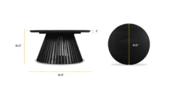 Gigi 31" Round Coffee Table -Poly and Bark LR B2704 001 Linework scaled