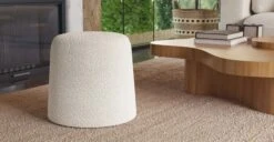 Basel Ottoman 19 Basel Ottoman -Poly and Bark LR B7493 110 BaselOttomaninCremaWhiteBoucle Lifestyle1 2890x1500px