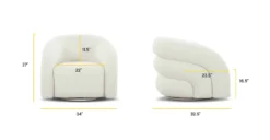 Volos Swivel Chair -Poly and Bark LR C4692 111 Linework scaled