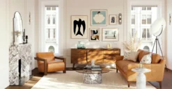 Cura 71" Sideboard 18 Cura 71" Sideboard -Poly and Bark LR D116 200 Cura71SideboardinWalnut Lifestyle2 2890x1500px scaled